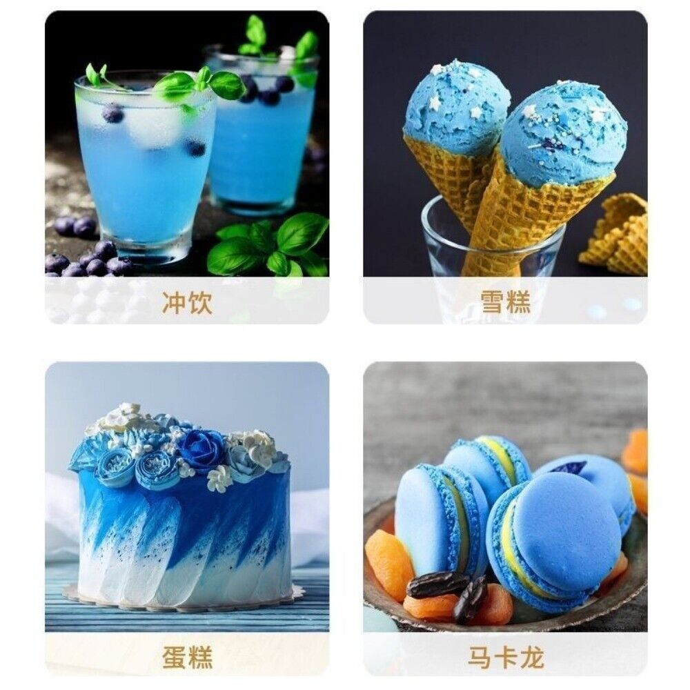 Spirulina Blue Powder Natural Food Coloring Algae Protein Extract Water Soluble