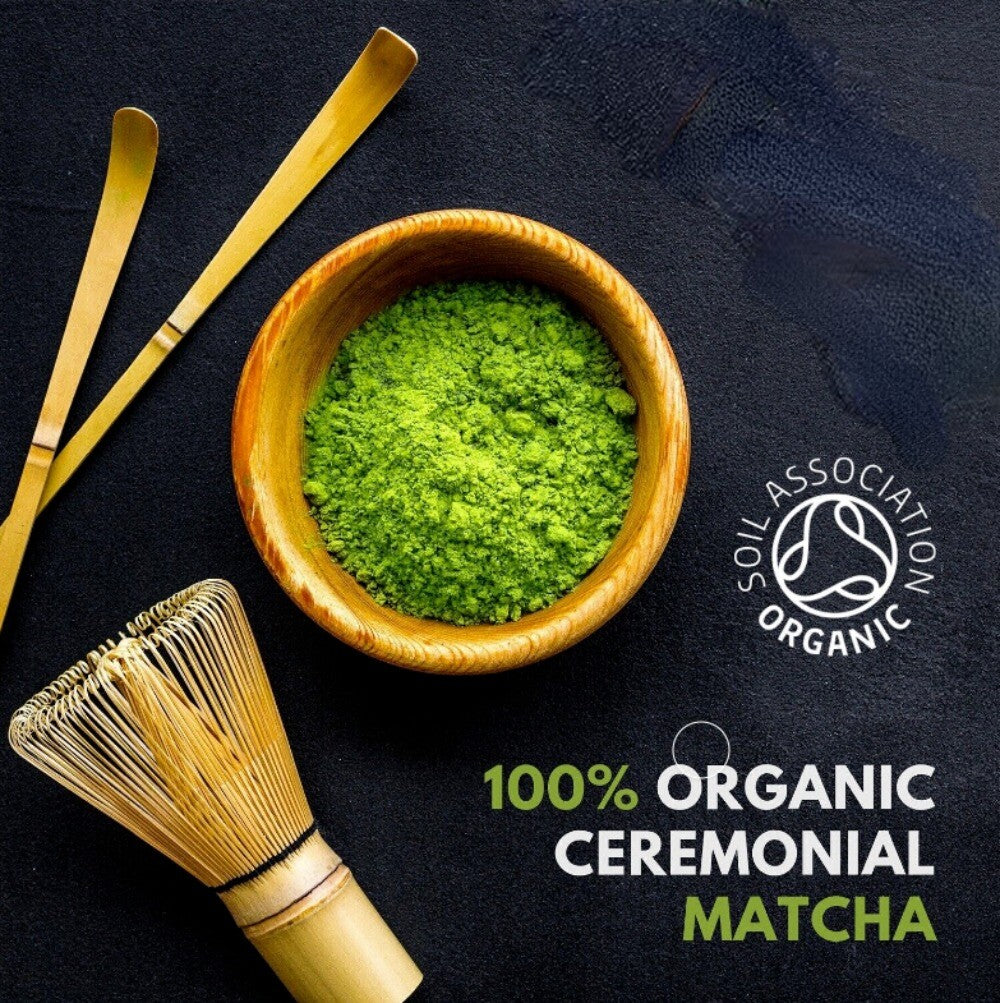 100% Organic Japanese Best Matcha Green Tea - Premium Ceremonial Grade Powder Main image
