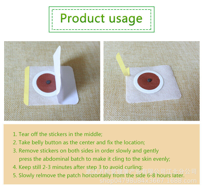 Slimming Detox Navel Patch Happy Loss Weight 10 Pieces