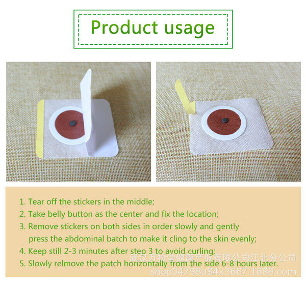 Slimming Detox Navel Patch Happy Loss Weight 10 Pieces
