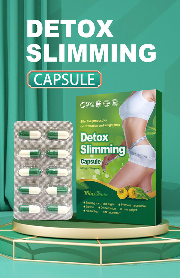 Natural Detox Slimming Capsules for Enhanced Metabolism 500mg*10capsules