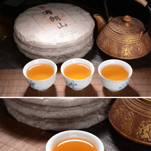 Cake Brown Mountain Big Tree Green Tea Slimming 357g Premium Pu-Erh Raw Tea