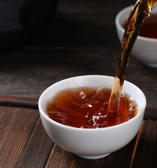 Yunnan Pu'er Golden Leaf Menghai Ripe Tea 500g Ripe Tea Golden Leaf