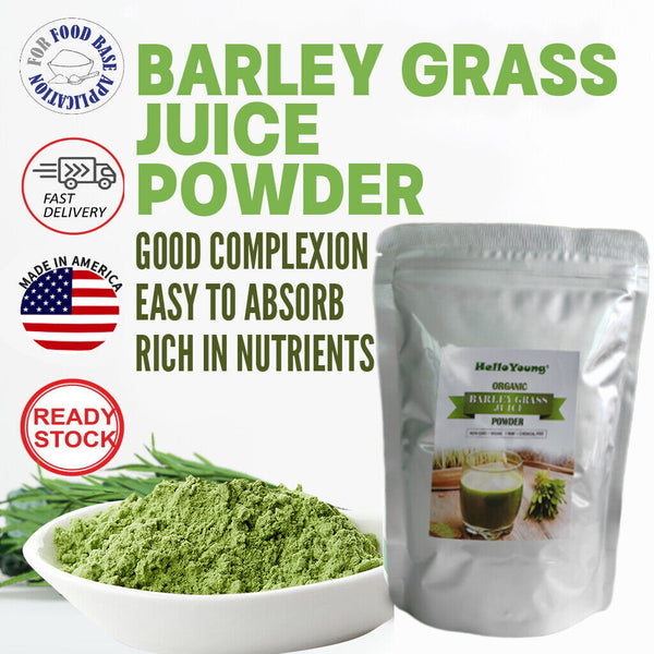 HELLOYOUNG Barley Grass 1kg Vital Greens for Vegan Synergy