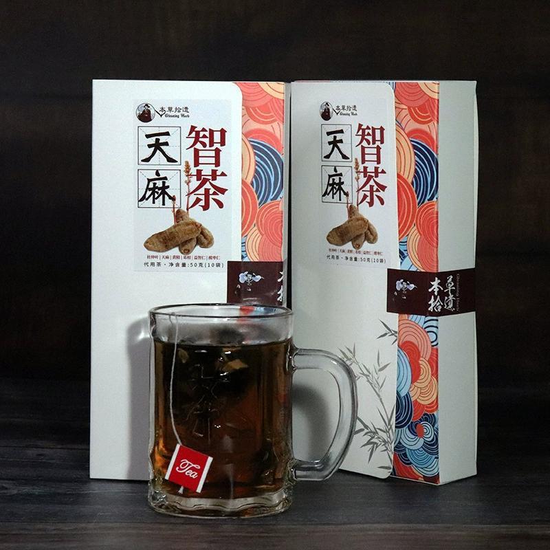 Brain Boost Nuts Eucommia Jujube Pueraria Polygonatum Flower Tianma Wisdom Tea