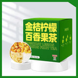 Natural Summer Fruit Flavored Tea Drink Kumquat Lemon Passion Fruit Tea