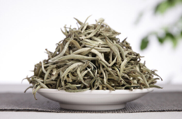 500g Puerh Tea Raw Tea White Hair Silver Needle Single Bud White Tea Loose Tea