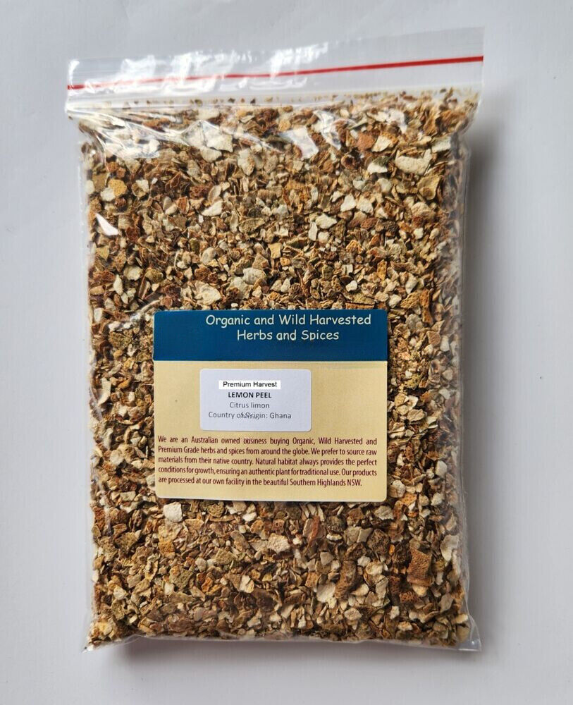 LEMON PEEL PREMIUM HARVEST HERBAL TEA 500g Citrus limon Dried herb zest Main image