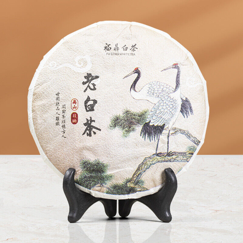 300g(10.58Oz) Fuding White Tea Date White Tea Cake Tea Gift Box Packaging