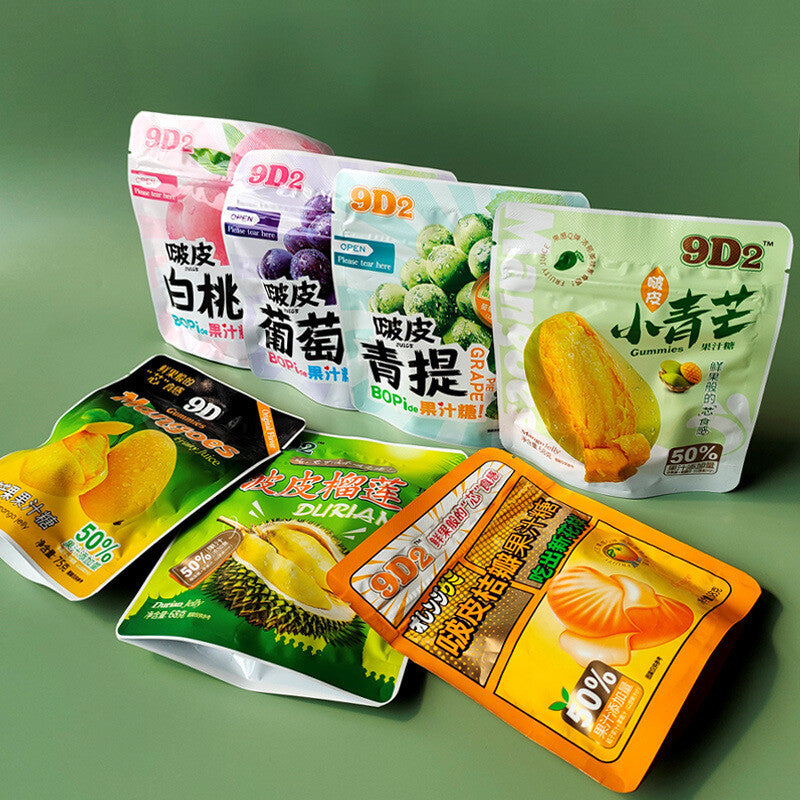 Peel Mango Gummy Candy 9D Mango Juice Gummy, Mango Peel Candy