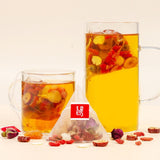 Rose Ginseng Herbal Tea 30 Bags Red Dates Goji Longan Health Support Blend