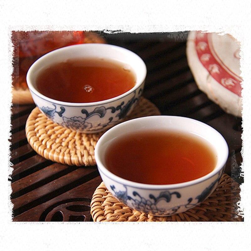 Shu Puerh Ripe Puerh with Golden Buds,2011 Menghai Puerh Hand-made Tea 375g Secondary image
