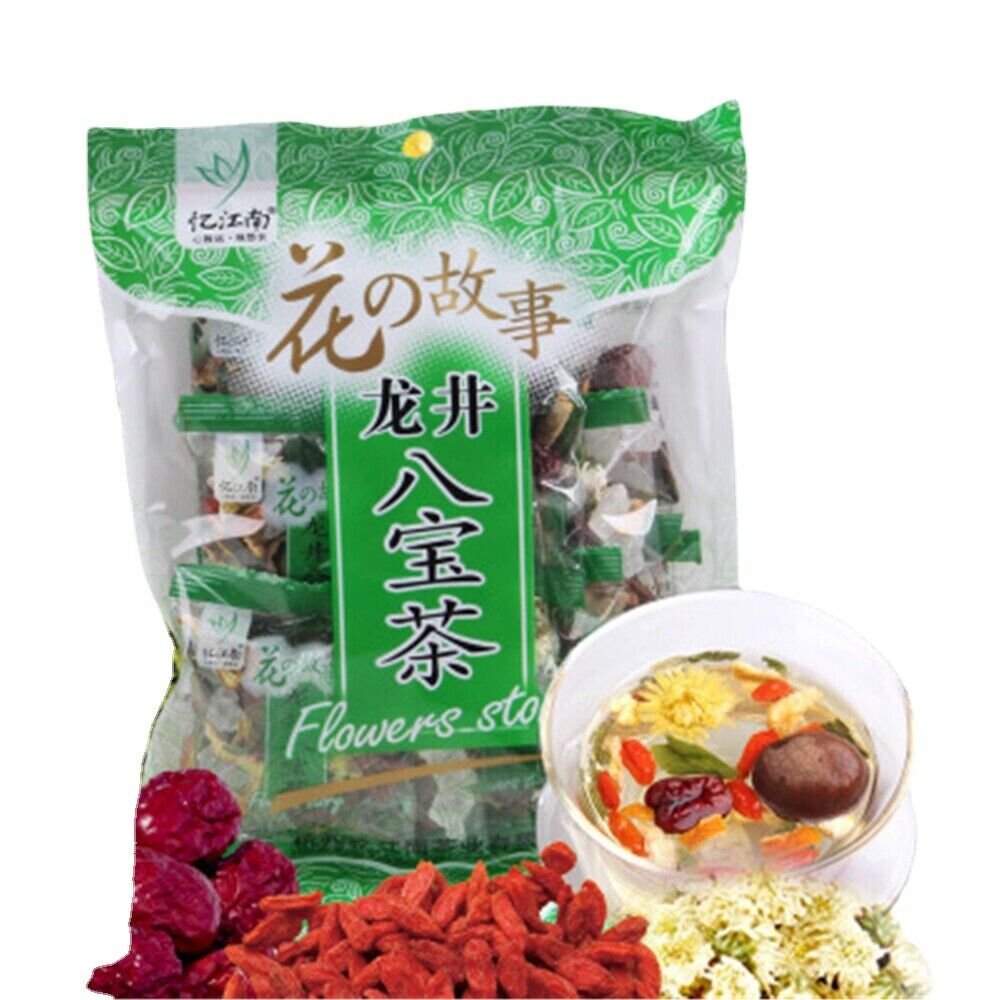 120g Chinese Red Date Longan Long Jing Tea Eight Treasure Tea Ba Bao Cha Herbal Main image