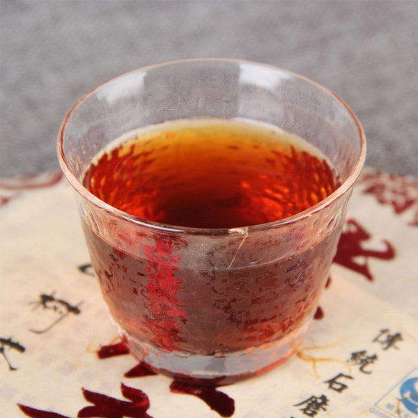 357g Old Tree Ripe Puer Tea ,2015 Year Yunnan Lao Ban Zhang Ancient Shu Puer Tea