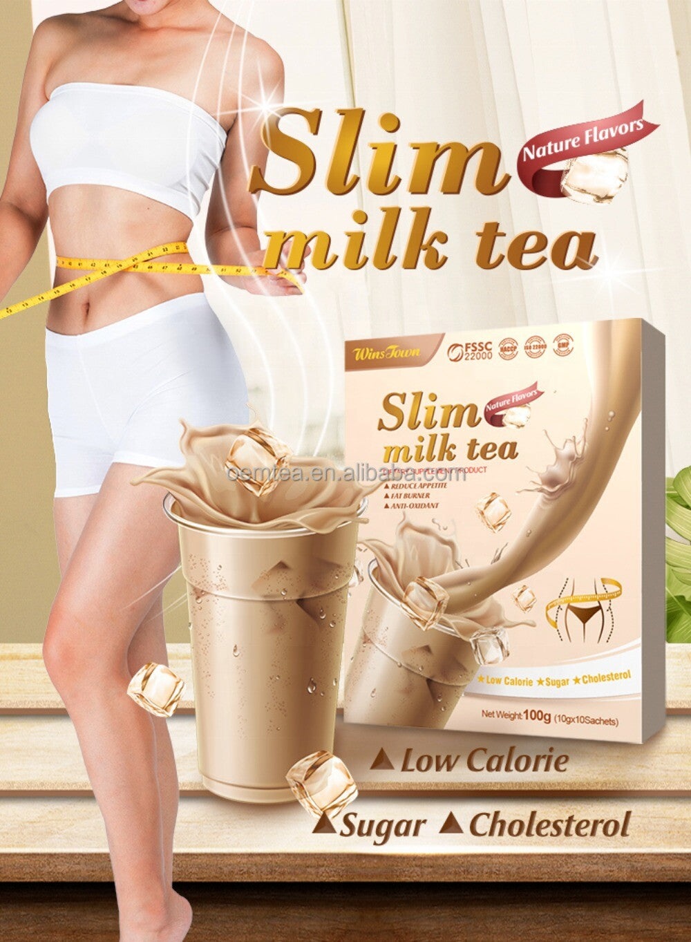Original Slim Milk Tea 100g Belly Fat Burning