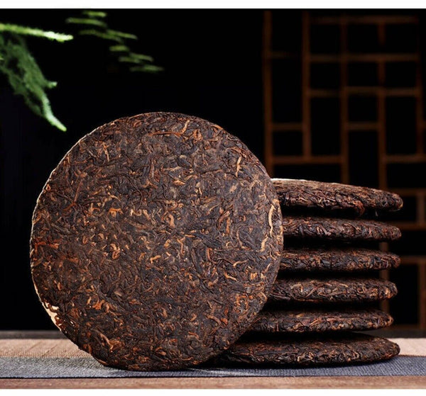 Menghai Heaven Earth 726 Puer Tea Cake Ripe Pu-erh Pu'er Puerh Shu 357g