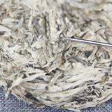 200g Pu'er Tea Cha Single Bud Moonlight White Cake Tea White Hair Silver Needle