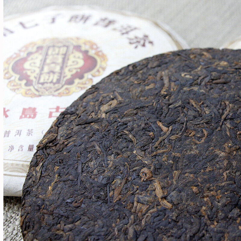 357g Yunnan Seven Cakes Pu-erh Tea Icelandic Royal Reward Ripe Cake Ripe Pu