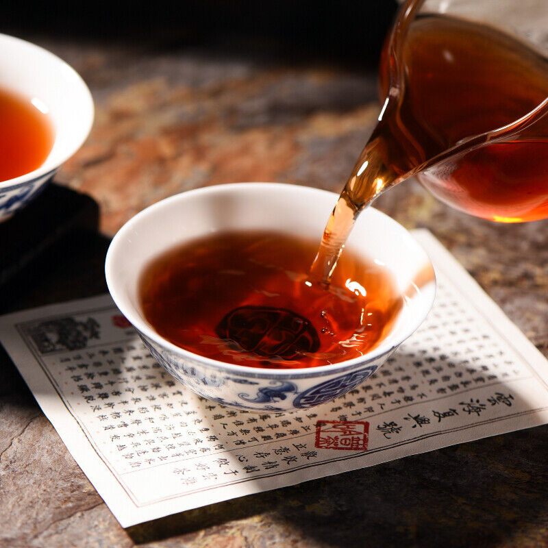 Lose Weight 357g/12.59oz Yellow Seal Puerh Cooked Tea Cake  Health Black Tea