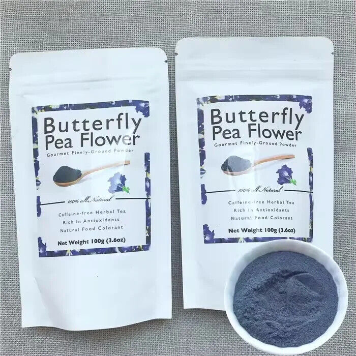 Bulk High Quality 100% Natural Butter*fly Pea Flower Powder Tea 50g~500g