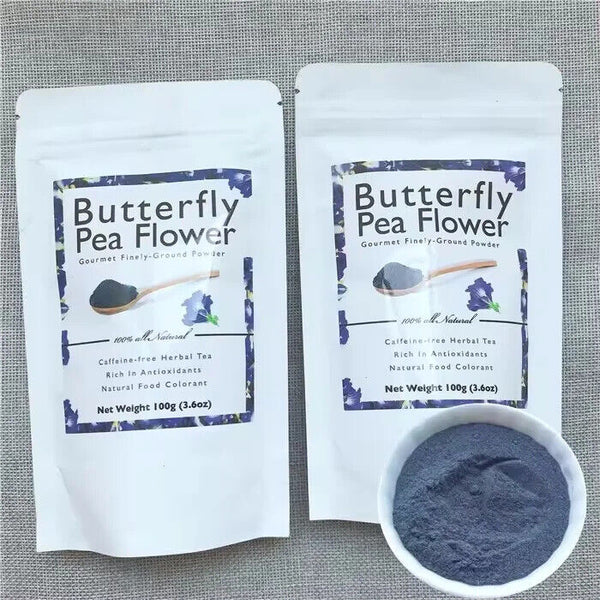 Bulk High Quality 100% Natural Butter*fly Pea Flower Powder Tea 50g~500g