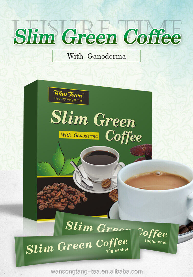 Slimming Healthy Coffee Powderinstant Slim Green Coffee Lose Weight 10g*18