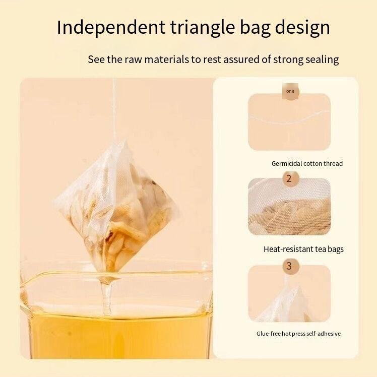Certified Organic Yuanqi Four Treasures Health Tea Astragalus Maidong Dangshen