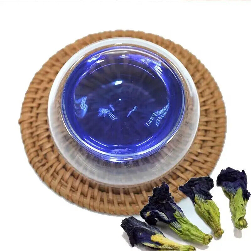 100%Reines wasserlösliches Lebensmittel Matcha Schmetterling Erbsen Blume Pulver