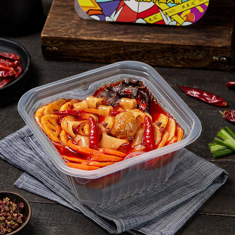 Instant Hot Pot Self Heating Snack Convenience Spicy Noodle Rice Bowl Gourmet
