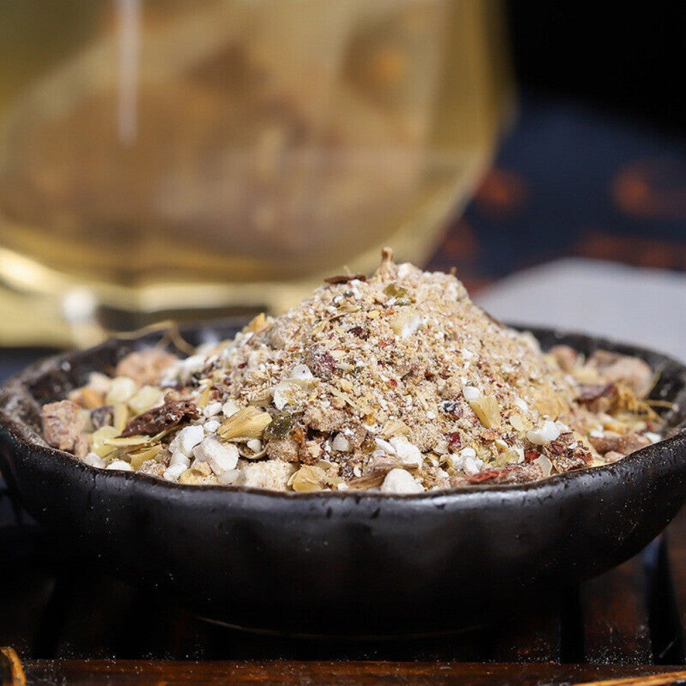 Seven Star Tea with Malt Hawthorn Yam Natural Weight Support Herbal Blend