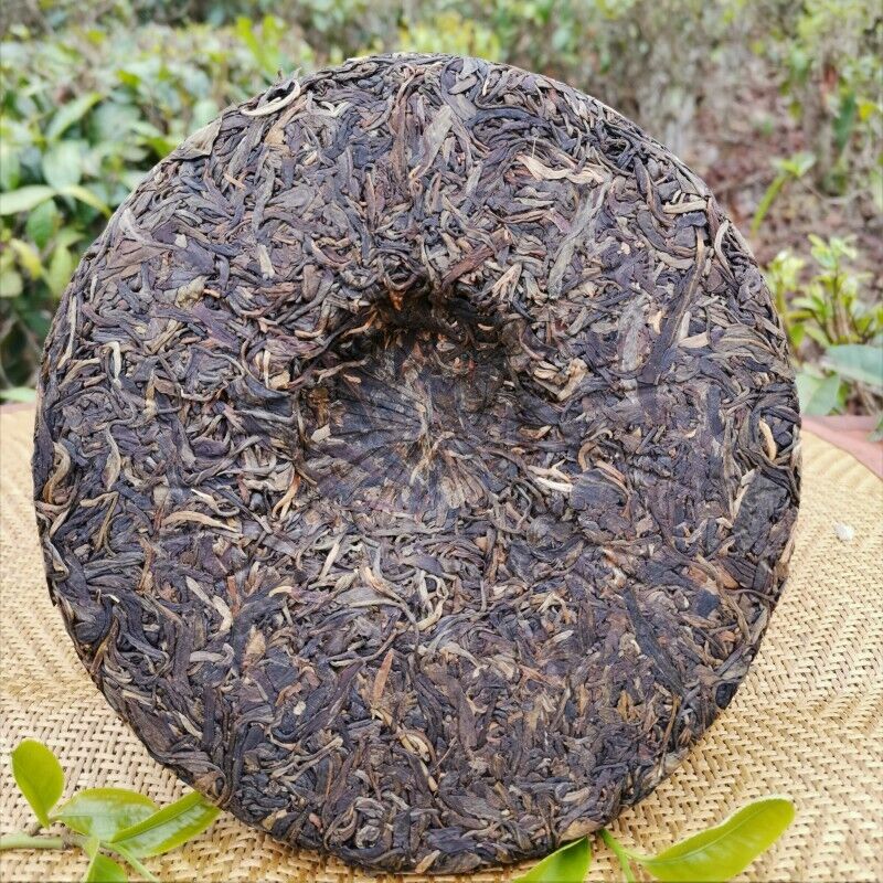 357g Gaoligong Mountain Pu'er Tea Green Tea Organic Slimming Aged Old Tea Cake Main image