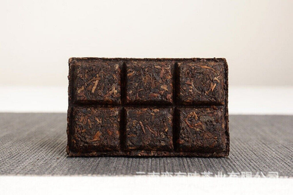 Yunnan LeXingXiang Banzhang Golden Bud Brick Aged Palace Ripe Pu'er Tea 50g