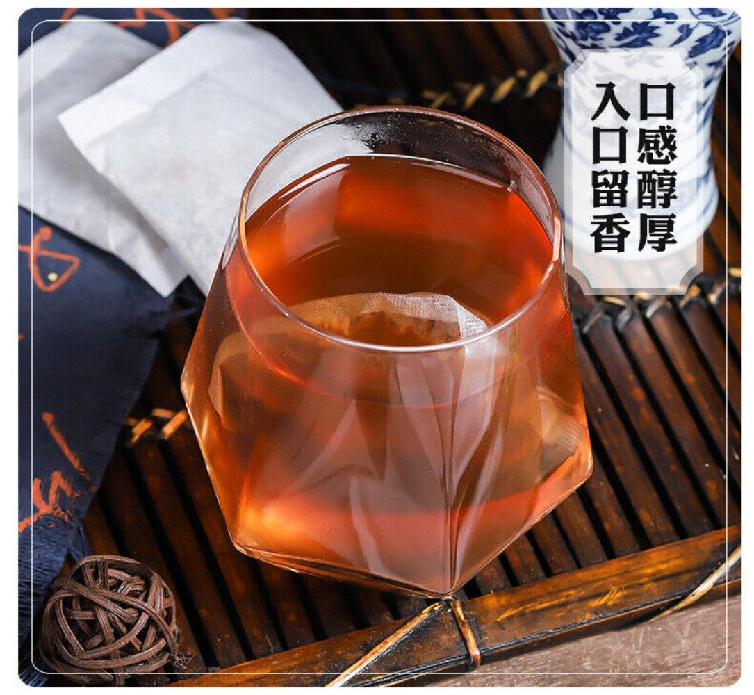 Ginseng Five Treasure Tea with Goji Polygonum Natural Mens Vitality Herbal Blend