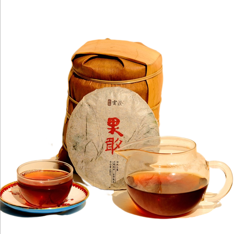 Kokang Puerh Ripe Tea Chen Xiang Puerh Ripe Tea Cake 100g/3.52oz Main image