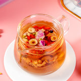 24 Flavor Red Ginseng Rose Tea Longan Herbal Blend Small Can Relaxation Wellness