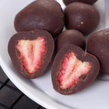 60g Freeze-dried Strawberry Filling Matcha Cocoa Milk Flavored Chocolate Balls