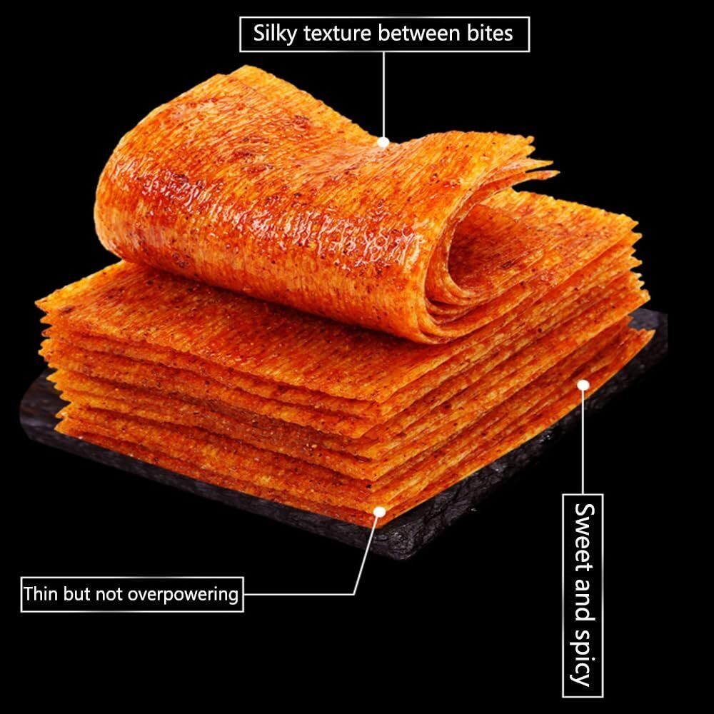 10 Packs Spicy Slices 180g Classic Chilli Chips Latiao Spicy Chinese Snacks Secondary image