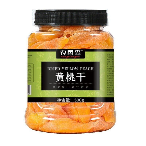 Natural Dried Yellow Peach Slices 500g Sweet Juicy Healthy Fruit Snack