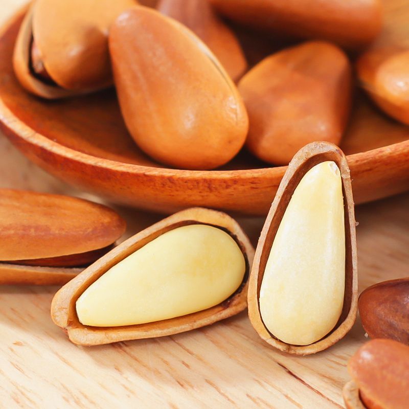 New Hand-Peeled Northeast Pine Nuts Roasted Snack Can Bulk for Dormitory
