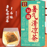 Circulating golden formula 16 flavours summer cooling tea mint honeysuckle tea