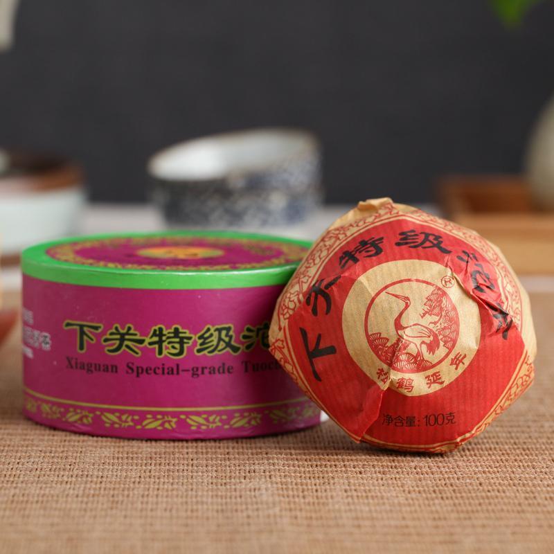 2017 Natural health Xia Guan Raw Puer Yunnan Te Tuo Shen Puerh Tea Tuocha 100g Main image
