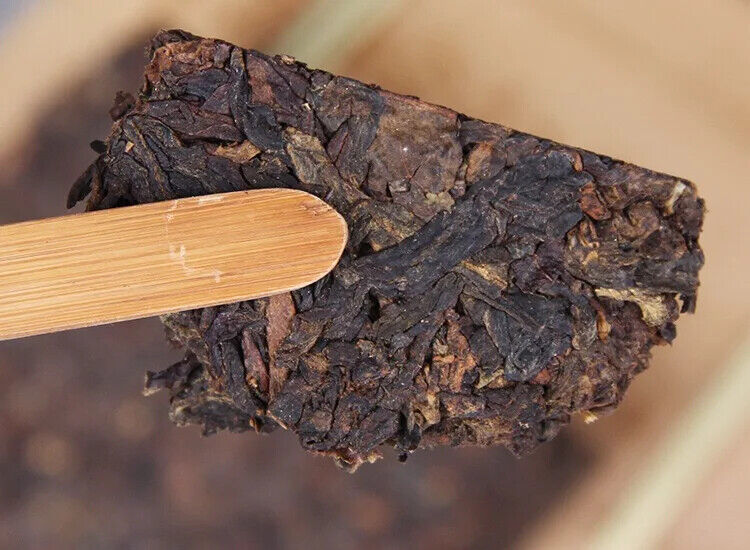 Pu'er Ancient Tree Camphor Fragrance Pu'er Tea Brick 500g Ripe Tea Yunnan Tea