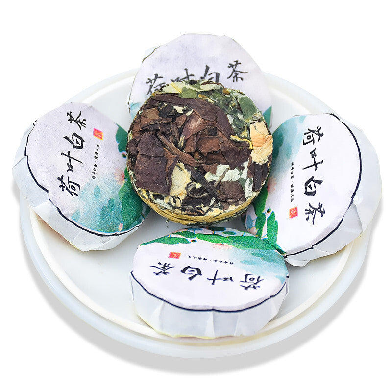 Fujian Lotus Leaf Old White Tea Gongmei White Tea Chenpi Mini White Tea Cake Main image