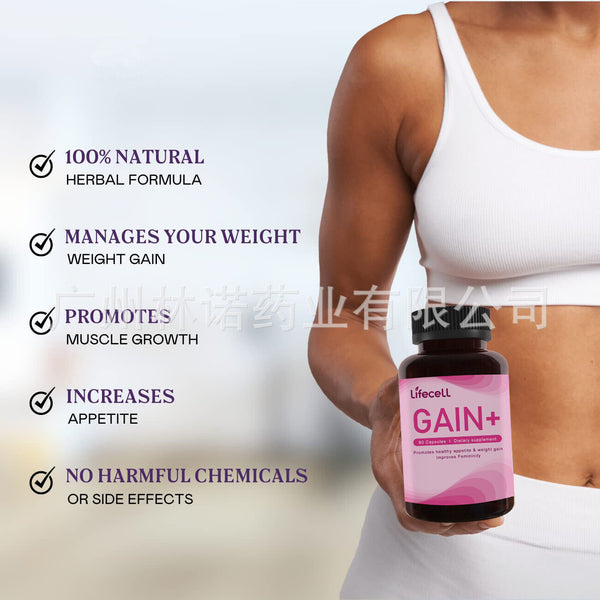 Women Weight Gain Butt & Breast Enhancer - 90 Capsules