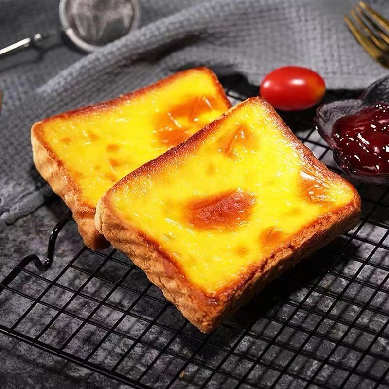 Boxed Breakfast Bread Cake Snack Healthy Blueberry Rock Cheese Toast