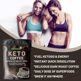 Schlanke Diät Keto Kaffee Natürliches Abnehmen Weight Loss Instant Coffee Pulver