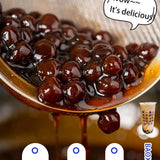 Taiwan Big Tapioca Pearls Brown Sugar Black Boba Bubble Tea 500g/1kg