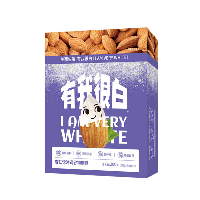 Almond 7 White Drinking Powder Nutritional Meal Replacement Drink Almond Powder Secondary image