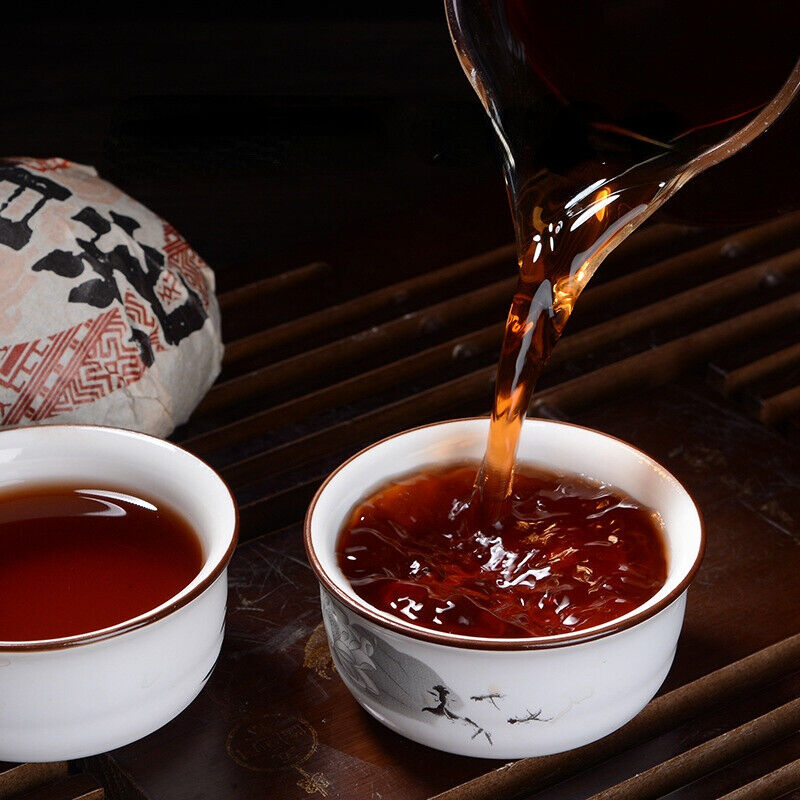 Fragrant Tuocha Premium Cooked Pu'er Black Tea 500g/1.1LB Bamboo Shell Pu-Erh
