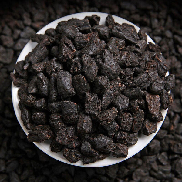 Yunnan Glutinous Fragrance Broken Silver Menghai Ancient Tree Puerh Ripe Tea250g